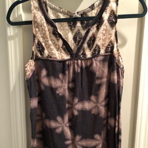 anthropologie tie dye tank